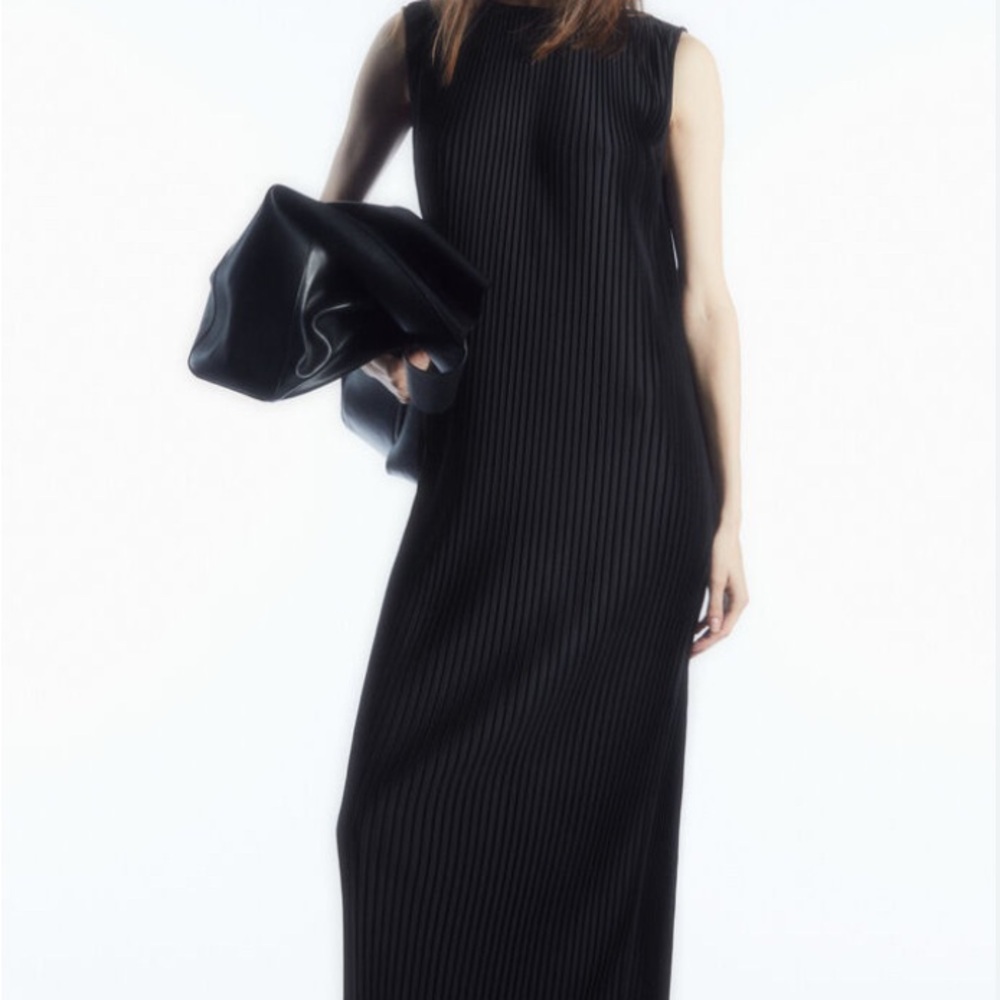 COS Oversized Pleated Maxi Dress